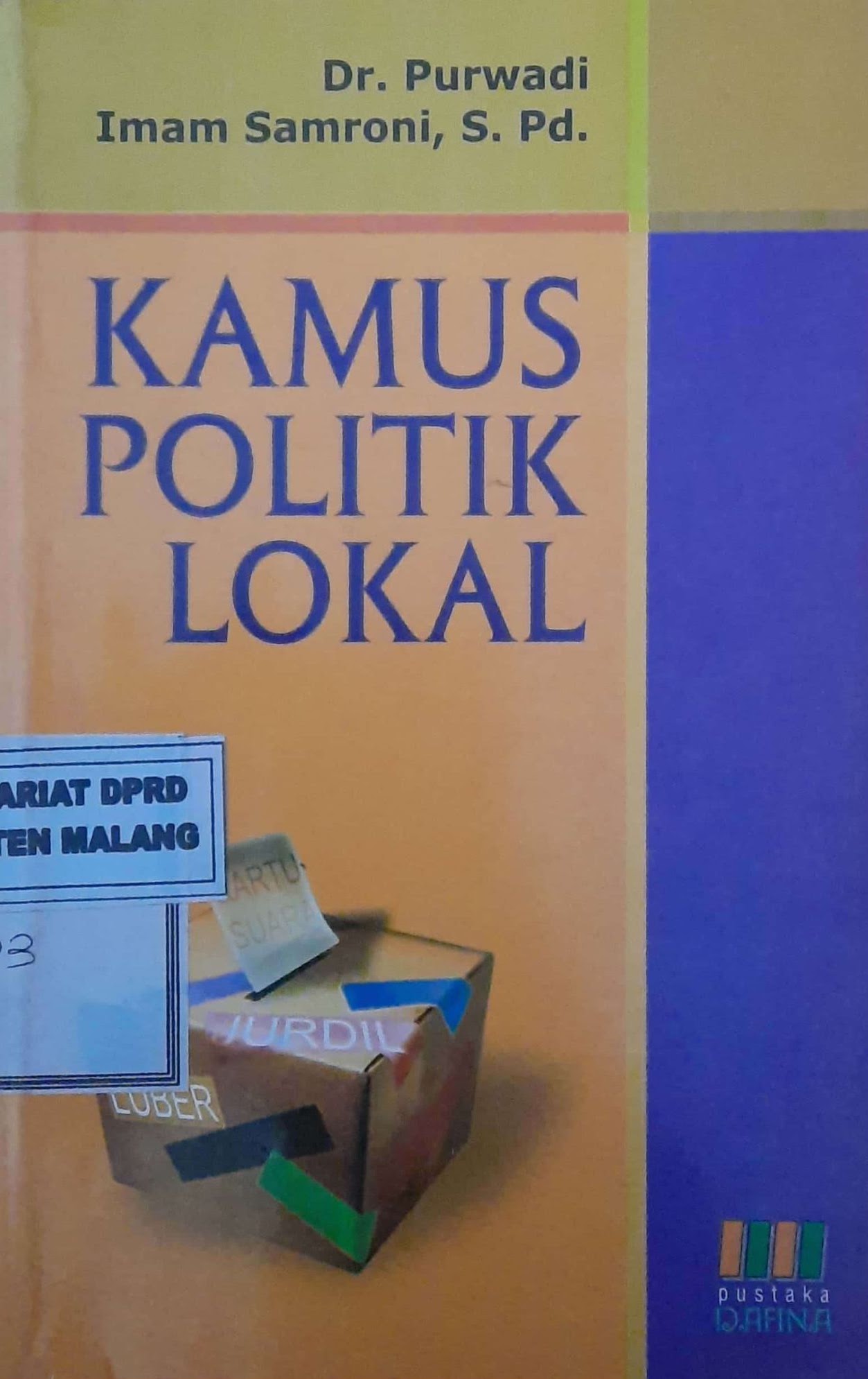 Cover Kamus politik lokal