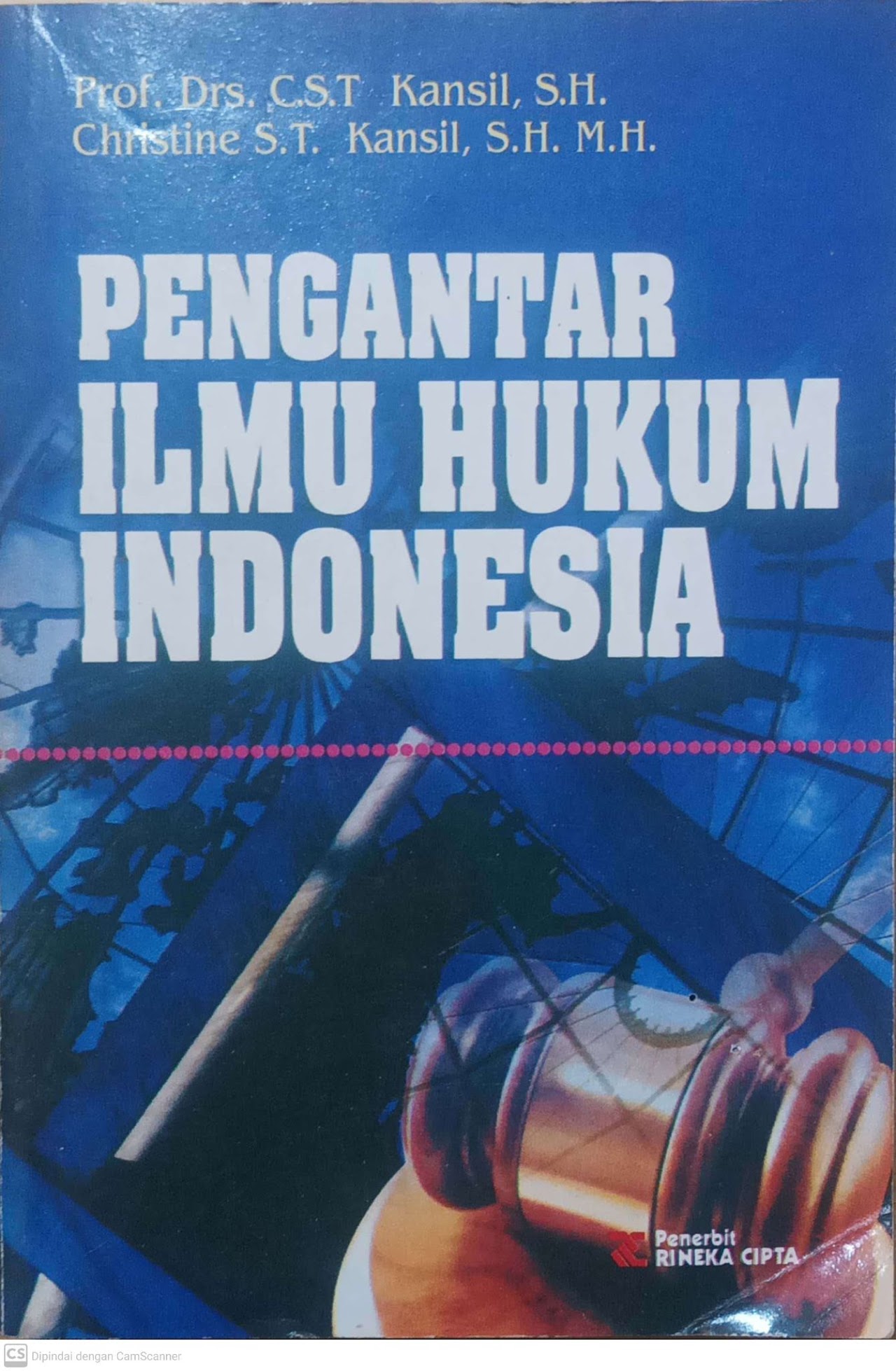 Cover Pengantar ilmu hukum Indonesia