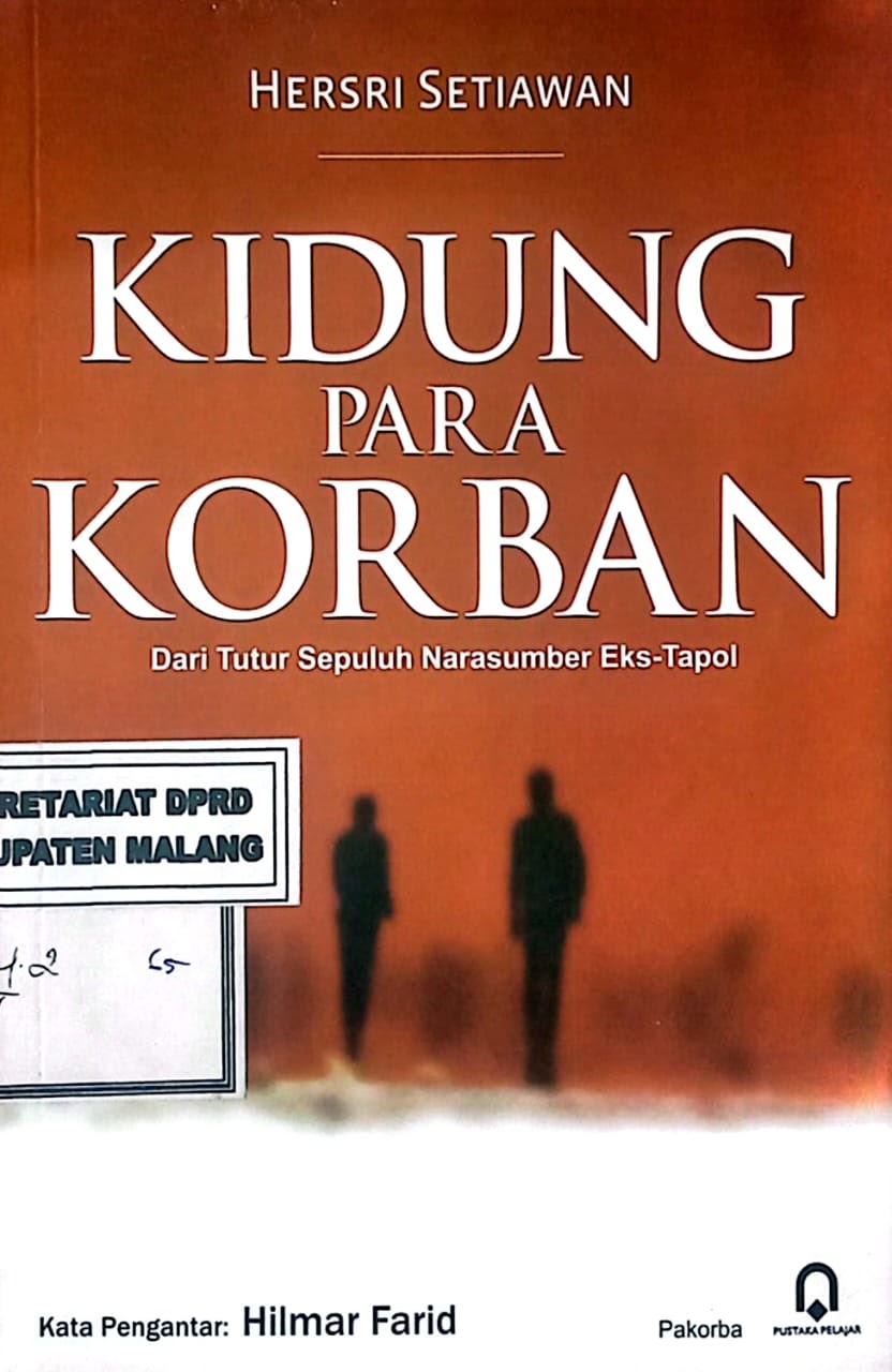 Cover Kidung Para Korban dari tutur sepuluh narasumber eks-tapol